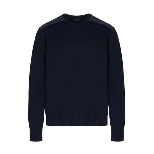 Navy Knitted Wool Sweater - Paul & Shark - Modalova