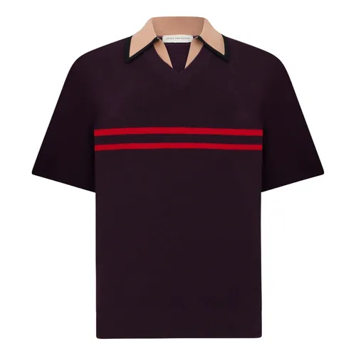 Short Sleeve Sweater with Polo Collar - Dries Van Noten - Modalova