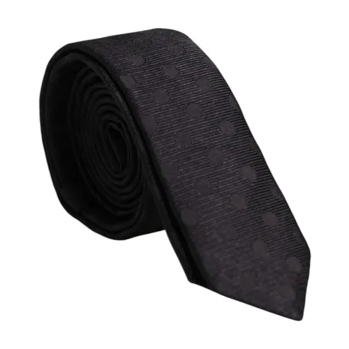 Circle Pattern Silk Necktie - Dolce & Gabbana - Modalova