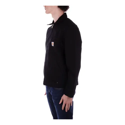 Giacca con Zip e Logo in Cotone Organico - Carhartt Wip - Modalova
