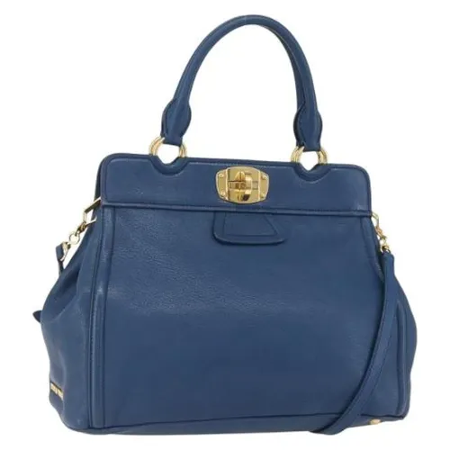 Pre-owned Leather Handbag - Miu Miu Pre-owned - Modalova
