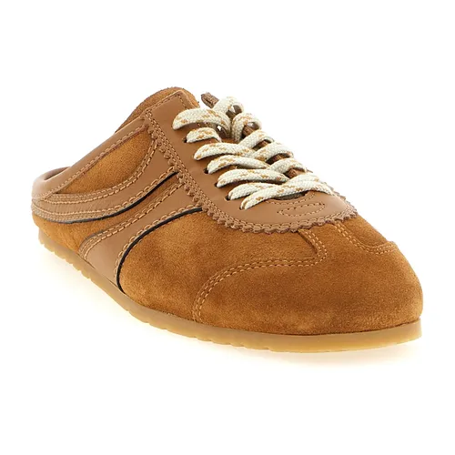Suede Sneaker Mules - Dries Van Noten - Modalova