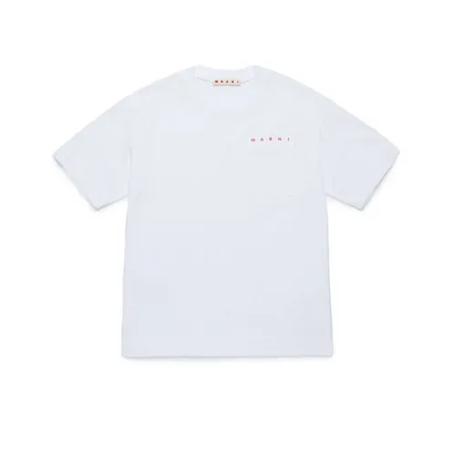 White T-shirt with pocket - Marni - Modalova