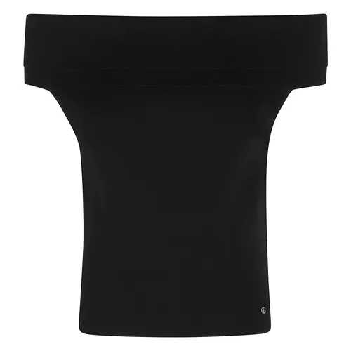 Off-shoulder Black Sleeveless Top - Anine Bing - Modalova