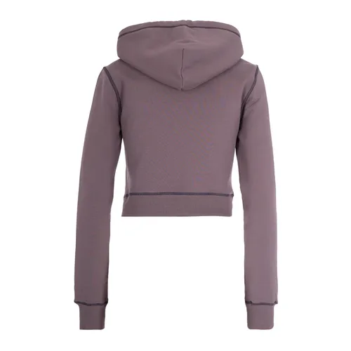Slim Cropped Hoodie - Diesel - Modalova