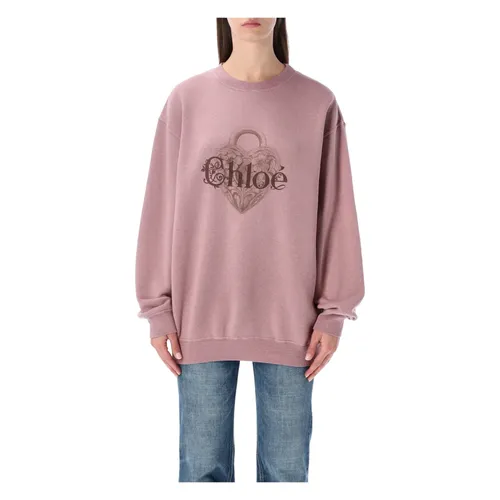 Oversized Logo Sweater - Chloé - Modalova