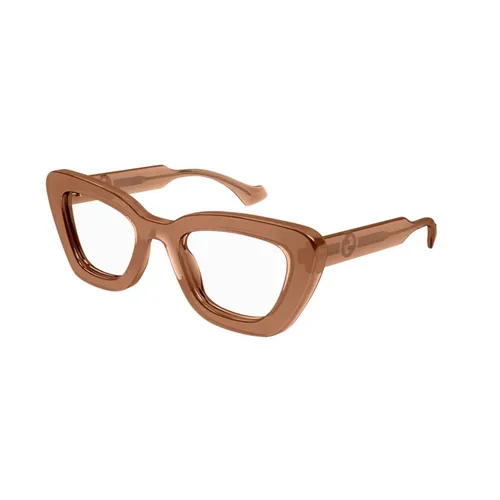 Brown Frame Sunglasses - Gucci - Modalova