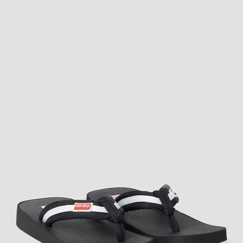 Logo Patch Flip Flops - Kenzo - Modalova