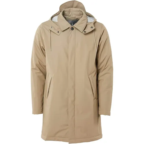 Rains - Coats > Parkas - Beige - Rains - Modalova