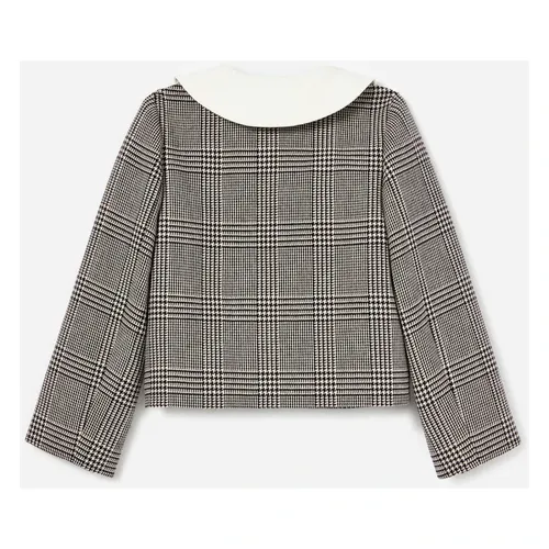 Houndstooth Crystal Trim Jacket - Self Portrait - Modalova