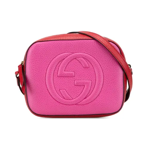 Pre-owned Leather Camera Bag - Gucci Vintage - Modalova