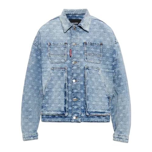 Light Wash Jean Jacket - Dsquared2 - Modalova
