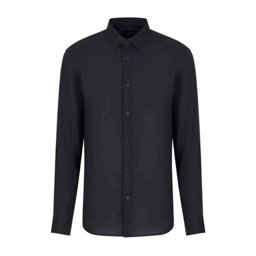 Blue Shirt - Armani Exchange - Modalova