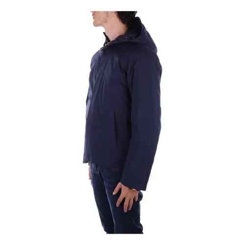 Hooded Zip Coat with Pockets - K-Way - Modalova
