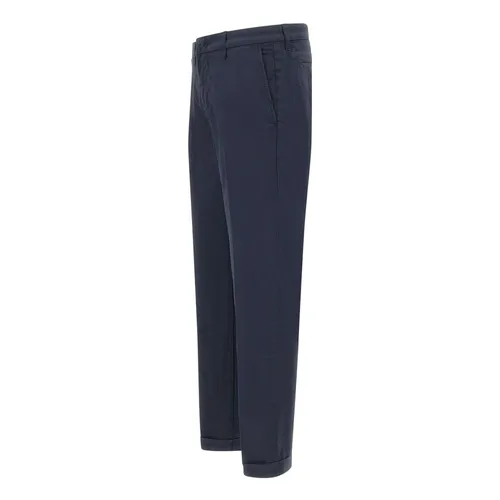 Slim-fit Capri Trousers - Fay - Modalova