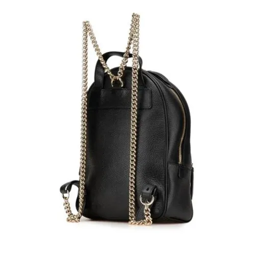 Pre-owned Leather Backpack - Gucci Vintage - Modalova