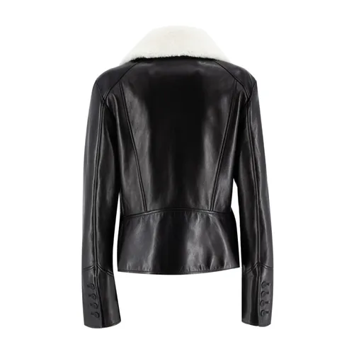 Soft Leather Jacket for Edgy Look - Ermanno Scervino - Modalova