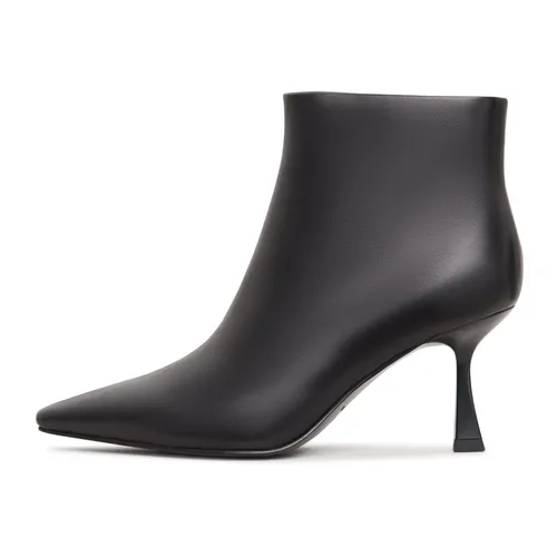 Ankle Boots with Stiletto Heel Amy - Black - Cesare Gaspari - Modalova