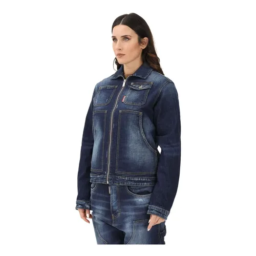 Denim Jacket - Dsquared2 - Modalova