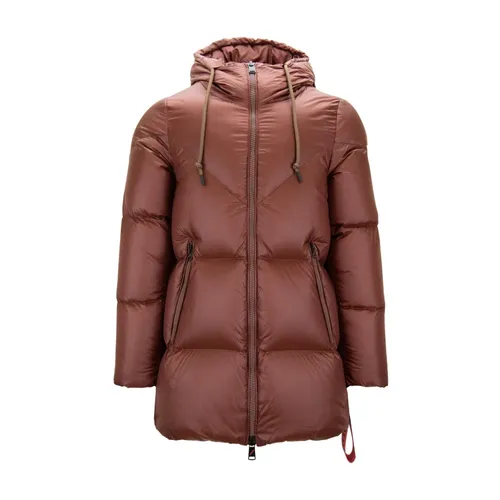 Short Down Jacket with High Collar - Afterlabel - Modalova