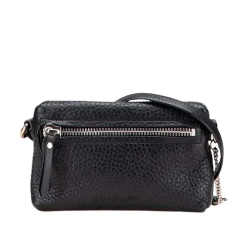 Pre-owned Leather Shoulder Bag - Burberry Vintage - Modalova