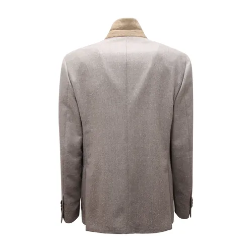 Wool/Silk Jacket - Lardini - Modalova