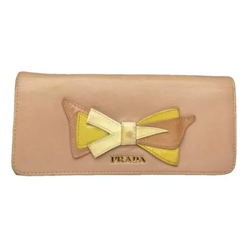Pre-owned Leather Wallet - Prada Vintage - Modalova