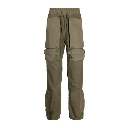 Embroidered Cargo Track Pants - Readymade - Modalova