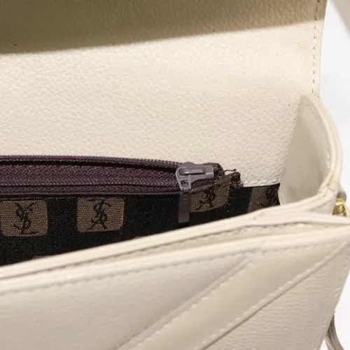 Pre-owned Leather Shoulder Bag - Saint Laurent Vintage - Modalova