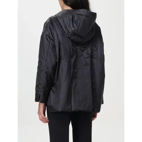 Hooded Buttoned Jacket - Max Mara - Modalova