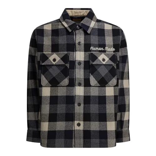 Wool Check Shirt Jacket - Human Made - Modalova