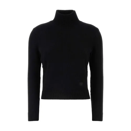 Suéter de Punto con Cuello Mao - Balenciaga - Modalova