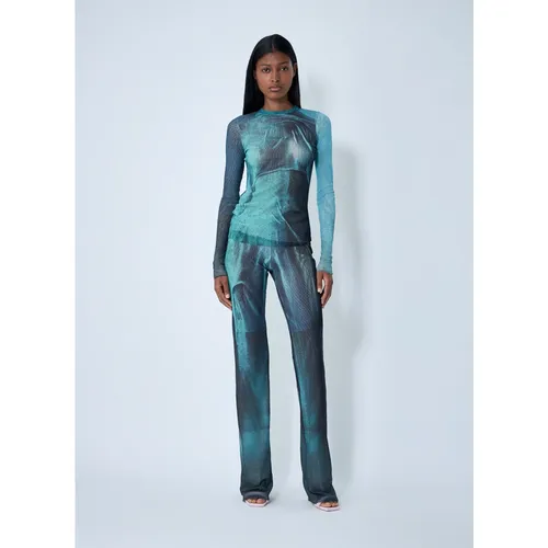 Water Print Mesh Pants - Jean Paul Gaultier - Modalova