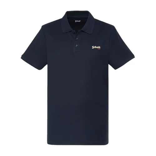 Tops > Polo Shirts - - Schott NYC - Modalova