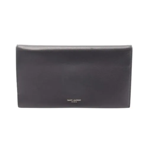 Pre-owned Leather Wallet - Saint Laurent Vintage - Modalova