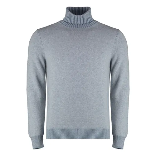 Luxury Cashmere Turtleneck Sweater - Malo - Modalova