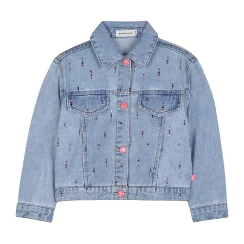 Sequin Denim Jacket - Billieblush - Modalova