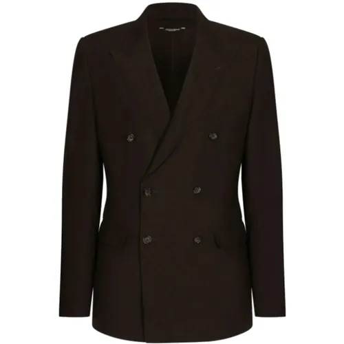 Dolce Gabbana Jackets Brown - Dolce & Gabbana - Modalova