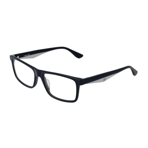 Blue Rectangle Optical Frames with Case - BMW - Modalova