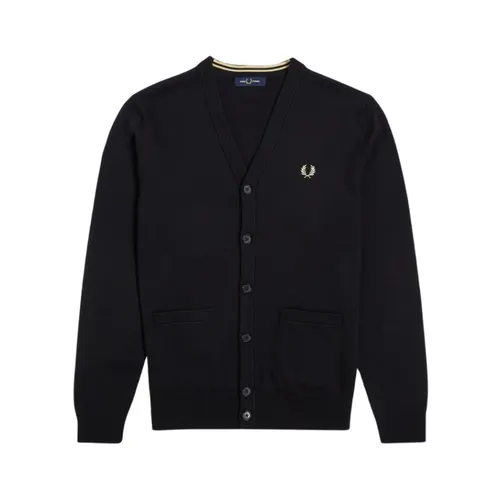 Basic Cardigan Sweater - Fred Perry - Modalova