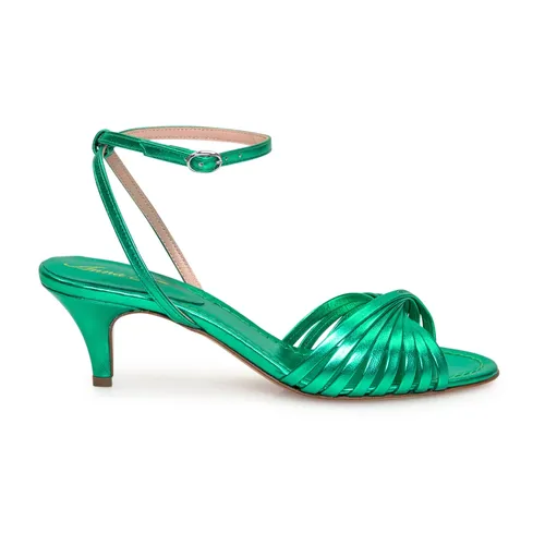Laminated Sandal Flats - Anna F. - Modalova