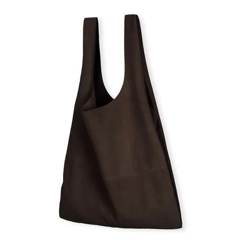 U XL, dark brown suede bag - Cortana - Modalova