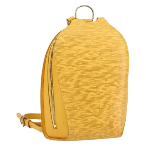 Pre-owned Vintage Leather Backpack - Louis Vuitton Vintage - Modalova