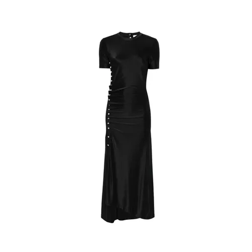 Long Draped Jersey Dress - Rabanne - Modalova