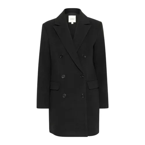 Oversized Black Blazer Coat Jacket - Soaked in Luxury - Modalova