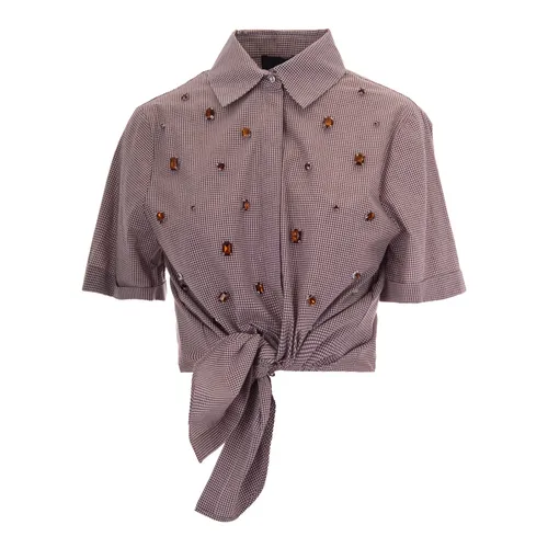 Studded Check Shirt - Liu Jo - Modalova
