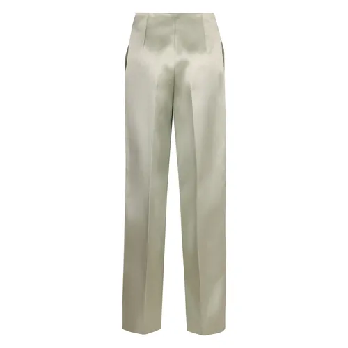 Satin Trousers with Side Pockets - Philosophy di Lorenzo Serafini - Modalova