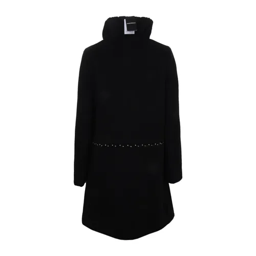 Wool Jacket Coat with Lining - Armani - Modalova