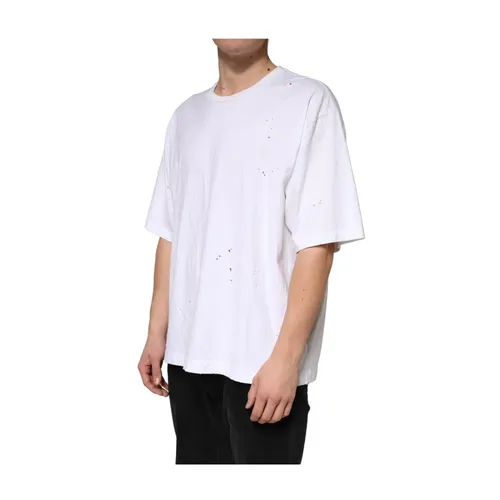 Cotton Crewneck Short Sleeve T-Shirt - Dolce & Gabbana - Modalova