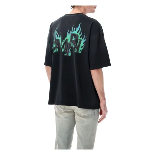 Logo Flames Tee - Amiri - Modalova
